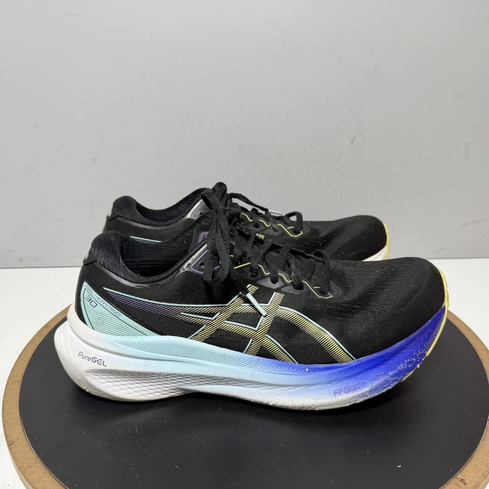 ASICS Gel-Kayano 30 Shoes Womens Size 10 Black PureGEL Running Sneakers Mesh